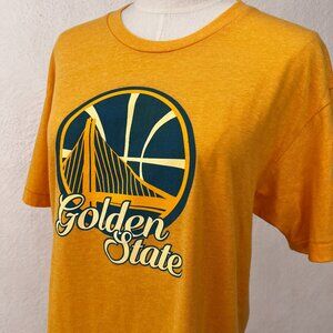 American Apparel The 50/50 Shirt Golden State Warriors Women's T-Shirt Size M